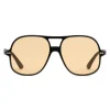 Gucci - Aviator Acetate Sunglasses - Black - Gucci Eyewear - Avvenice