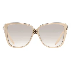 Gucci - Aviator Acetate Sunglasses - Ivory - Gucci Eyewear - Avvenice