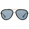 Gucci - Aviator Acetate Sunglasses - Gold Metal with Black Rim Frame - Gucci Eyewear - Avvenice