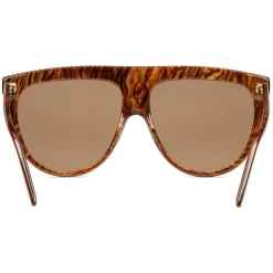 Gucci - Aviator Acetate Sunglasses with Crystals - Black - Gucci Eyewear - Avvenice