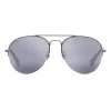 Gucci - Aviator Metal Sunglasses - Dark Ruthenium - Gucci Eyewear - Avvenice