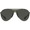 Gucci - Aviator Metal Sunglasses - Gold Grey - Gucci Eyewear - Avvenice