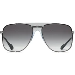 Gucci - Aviator Metal Sunglasses - Silver - Gucci Eyewear - Avvenice