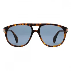 Gucci - Aviator Sunglassed with Web Enamel - Dark Turtle - Gucci Eyewear - Avvenice