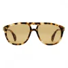 Gucci - Aviator Sunglassed with Web Enamel - Turtle - Gucci Eyewear - Avvenice