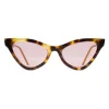 Gucci - Cat Eye Acetate Sunglasses - Turtle  - Gucci Eyewear - Avvenice
