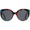 Gucci - Cat Eye Sunglasses in Glitter Acetate - Black Acetate with Rainbow Glitter - Gucci Eyewear - Avvenice