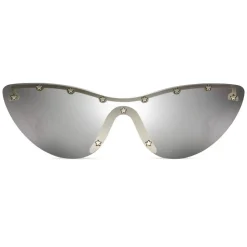 Gucci - Cat-Eye Mask Sunglasses - Grey - Gucci Eyewear - Avvenice