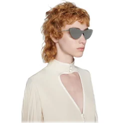 Gucci - Cat-Eye Mask Sunglasses - Grey - Gucci Eyewear - Avvenice