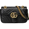 Gucci - GG Marmont Mini Shoulder Bag - Black Leather - Bag - Gucci Exclusive Collection - Avvenice