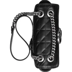 Gucci - GG Marmont Mini Shoulder Bag - Black Leather - Bag - Gucci Exclusive Collection - Avvenice