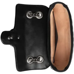 Gucci - GG Marmont Mini Shoulder Bag - Black Leather - Bag - Gucci Exclusive Collection - Avvenice