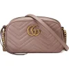 Gucci - GG Marmont Small Shoulder Bag - Dusty Pink Leather - Bag - Gucci Exclusive Collection - Avvenice