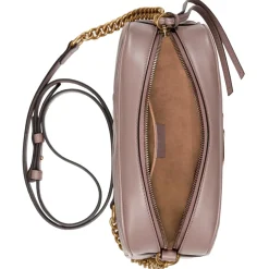 Gucci - GG Marmont Small Shoulder Bag - Dusty Pink Leather - Bag - Gucci Exclusive Collection - Avvenice