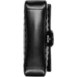 Gucci - GG Marmont Small Shoulder Bag - Black Leather - Bag - Gucci Exclusive Collection - Avvenice