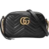 Gucci - GG Marmont Small Shoulder Bag - Black Leather - Bag - Gucci Exclusive Collection - Avvenice