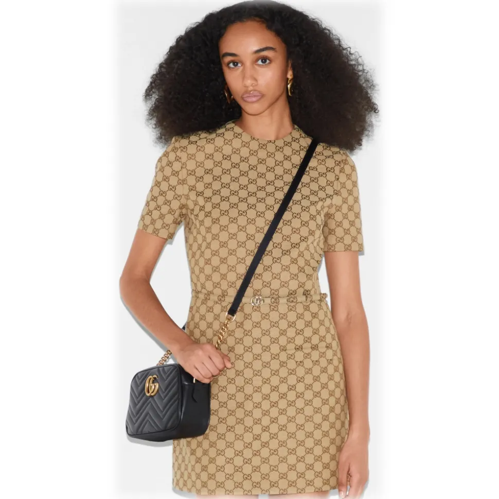 Gucci - GG Marmont Small Shoulder Bag - Black Leather - Bag - Gucci Exclusive Collection - Avvenice