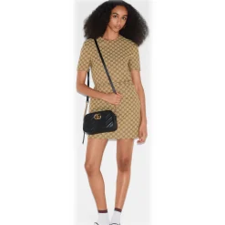 Gucci - GG Marmont Small Shoulder Bag - Black Leather - Bag - Gucci Exclusive Collection - Avvenice