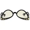 Gucci - Inverted Cat Eye Sunglasses - Black White - Gucci Eyewear - Avvenice