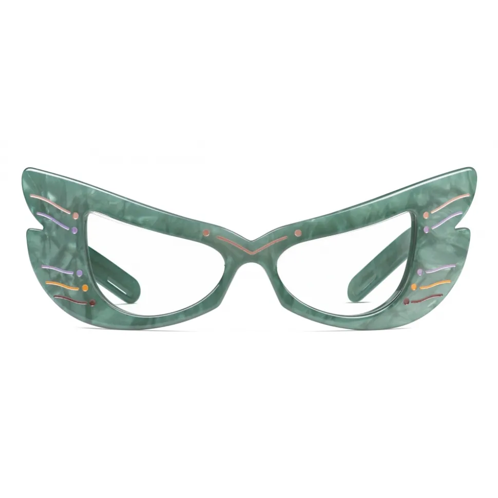 Gucci - Mask Acetate Sunglasses - Light Blue - Gucci Eyewear - Avvenice