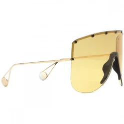 Gucci - Mask Sunglassed with Star Rivets - Yellow - Gucci Eyewear - Avvenice