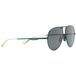 Gucci - Metal Aviator Sunglasses - Oil Color - Gucci Eyewear - Avvenice