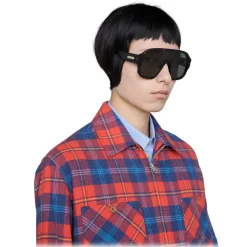 Gucci - Oversize Mask Sunglasses - Tortoiseshell - Gucci Eyewear - Avvenice