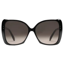 Gucci - Oversize Square Frame Sunglasses - Black Acetate - Gucci Eyewear - Avvenice