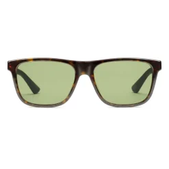 Gucci - Rectangular Acetate and Metal Sunglasses - Tortoiseshell - Gucci Eyewear - Avvenice