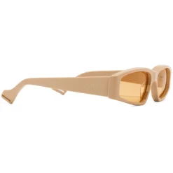 Gucci - Rectangular Acetate Sunglasses - Beige - Gucci Eyewear - Avvenice