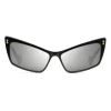 Gucci - Rectangular Acetate Sunglasses - Shiny Black - Gucci Eyewear - Avvenice