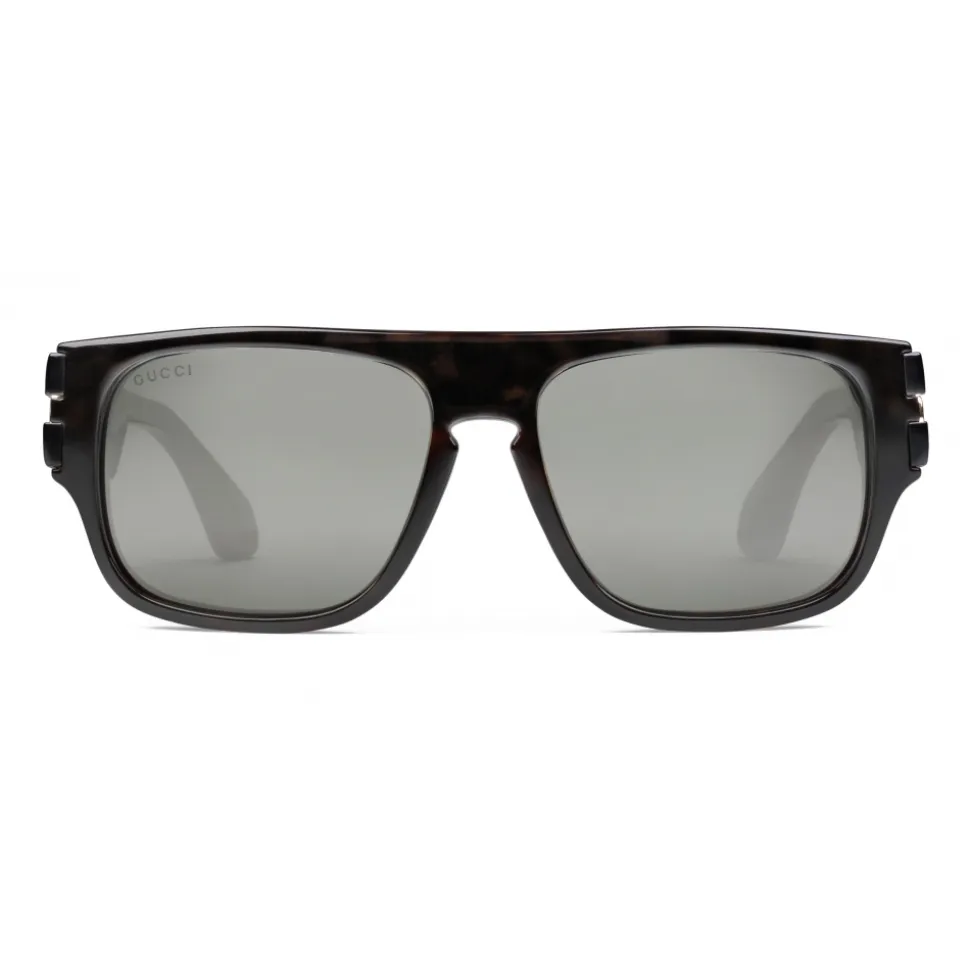 Gucci - Rectangular Sunglasses - Tortoiseshell - Gucci Eyewear - Avvenice