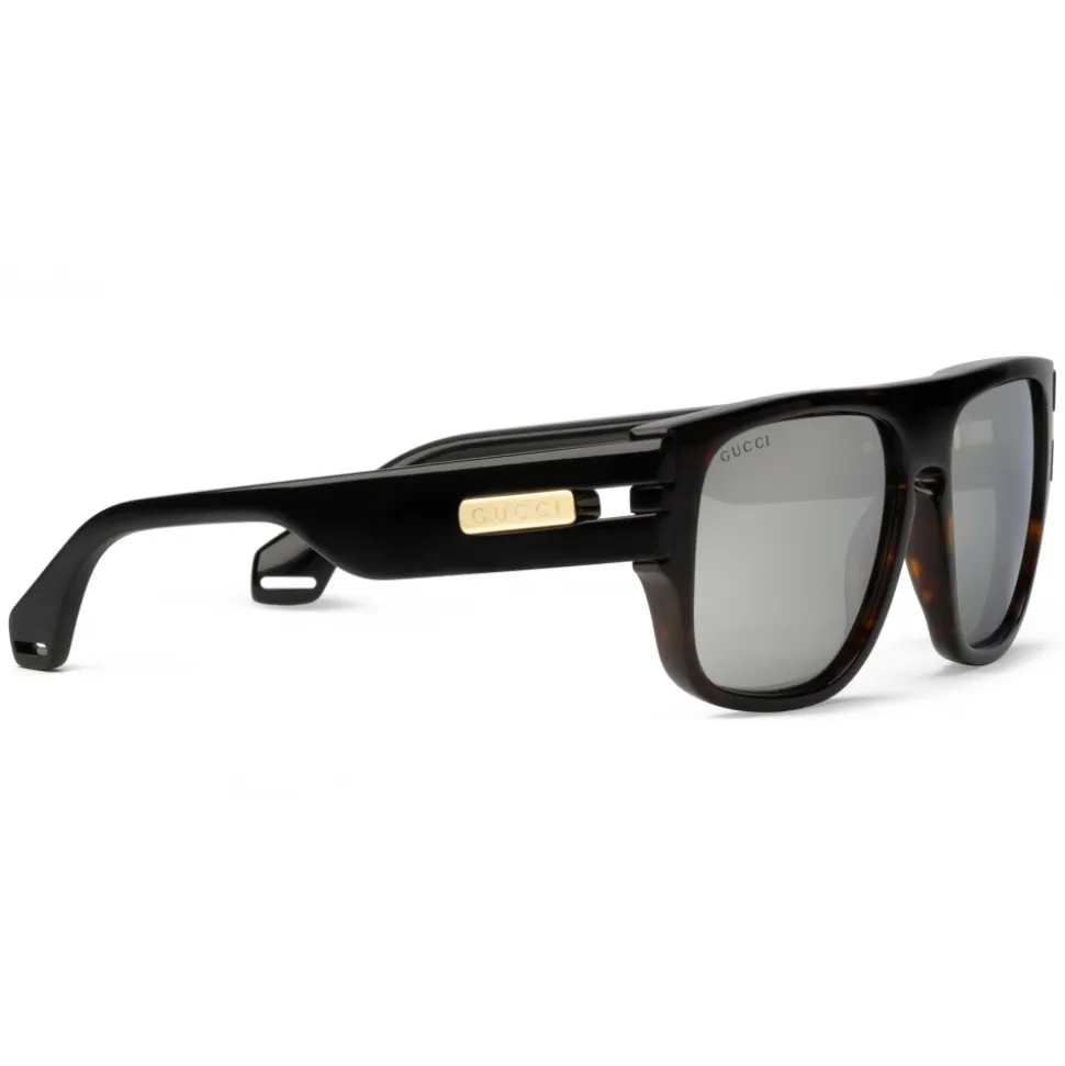 Gucci - Rectangular Sunglasses - Tortoiseshell - Gucci Eyewear - Avvenice