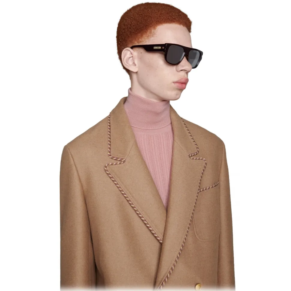 Gucci - Rectangular Sunglasses - Tortoiseshell - Gucci Eyewear - Avvenice