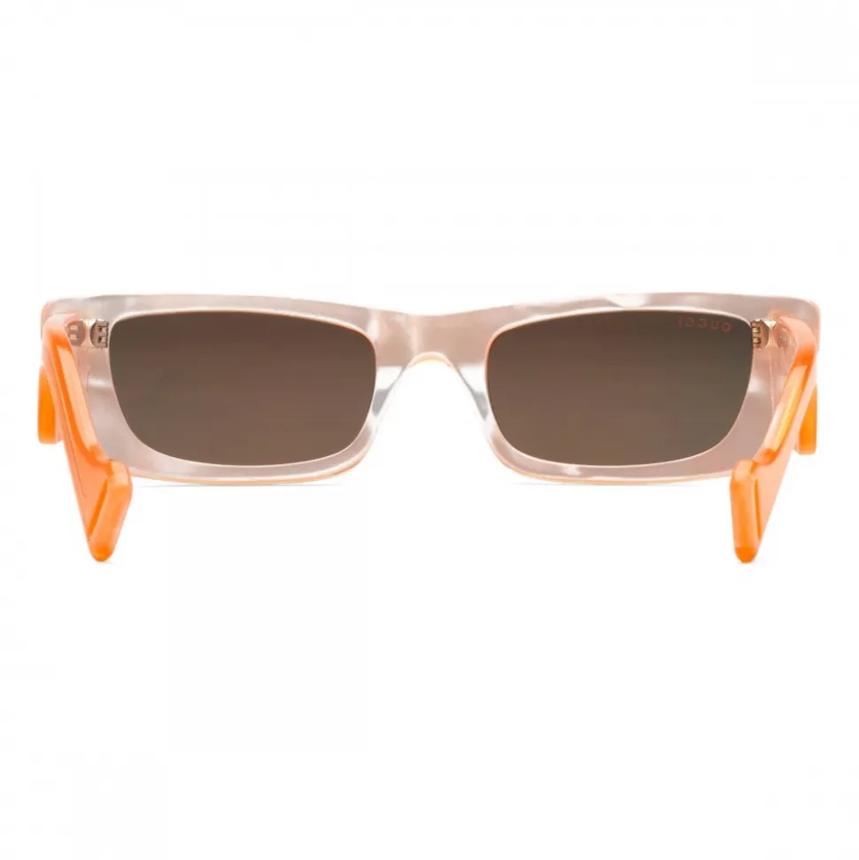 Gucci - Rectangular Sunglasses - Orange Fluo - Gucci Eyewear - Avvenice
