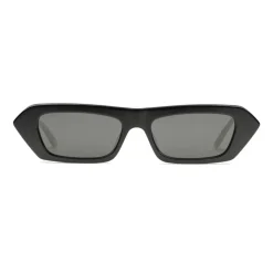 Gucci - Rectangular Sunglasses with Crystals - Black - Gucci Eyewear - Avvenice