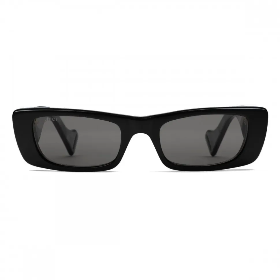 Gucci - Rectangular Sunglasses - Black - Gucci Eyewear - Avvenice