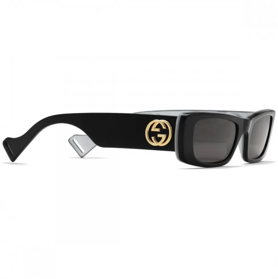 Gucci - Rectangular Sunglasses - Black - Gucci Eyewear - Avvenice