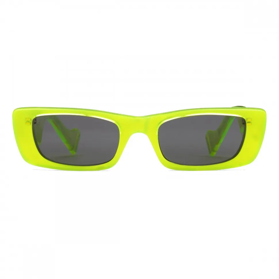 Gucci - Rectangular Sunglasses - Yellow Fluo - Gucci Eyewear - Avvenice
