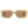 Gucci - Rectangular-Frame Sunglasses - Ivory - Gucci Eyewear - Avvenice