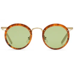 Gucci - Round Acetate and Metal Sunglasses - Tortoiseshell - Gucci Eyewear - Avvenice