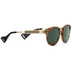 Gucci - Round Acetate and Metal Sunglasses - Tortoiseshell - Gucci Eyewear - Avvenice