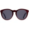 Gucci - Round Acetate Sunglasses - Black and Red Pearl - Gucci Eyewear - Avvenice
