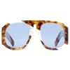 Gucci - Round Frame Acetate Sunglasses - Tortoiseshell and White Mother of Pearl - Gucci Eyewear - Avvenice