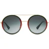 Gucci - Round Frame Metal Sunglasses - Green - Gucci Eyewear - Avvenice
