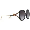 Gucci - Round Sunglasses with Injection - Black Injection - Gucci Eyewear - Avvenice