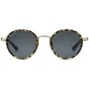 Gucci - Round Titanium Sunglasses - Titanium with GG Engraved - Gucci Eyewear - Avvenice