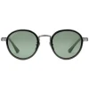 Gucci - Round Titanium Sunglasses - Black Titanium with Green Lenses - Gucci Eyewear - Avvenice