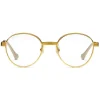 Gucci - Round-Frame Sunglasses - Gold Yellow - Gucci Eyewear - Avvenice
