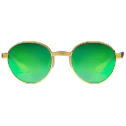 Gucci - Round-Frame Sunglasses - Gold Green - Gucci Eyewear - Avvenice